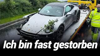 Porsche-Totalschaden: 200.000€ Autounfall & meine Lektion daraus