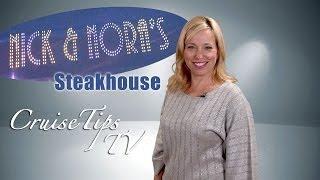 Cruise Tips TV Carnival Miracle's Nick & Nora's Steakhouse