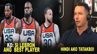 Ito ang rason kung bakit si Lebron ang best player ayon kay Durant! Reddick hindi tatakbo!