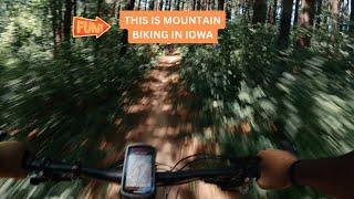 This Is Mountain Biking In Iowa #Sugarbottom 4K upload