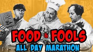 The THREE STOOGES 'Food and Fools' THANKSGIVING DAY MARATHON!