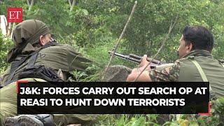J-K: Security forces carry out search operation for 2nd day at Reasi to hunt down terrorists