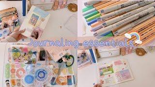 Journal essentials / creative journaling for beginners | stationery you need