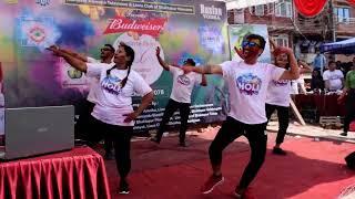 Namaste Khwopa TV & Lions Club of Bhaktapur holi hangama / Newari Holi song / Sameer Shankhadev