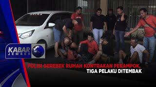 POLISI GEREBEK RUMAH KONTRAKAN PERAMPOK, TIGA PELAKU DITEMBAK | KABAR JEMBER