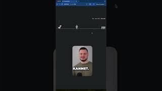 So kannst du im Dino Game noch besser cheaten #programmieren #informatik #javascript