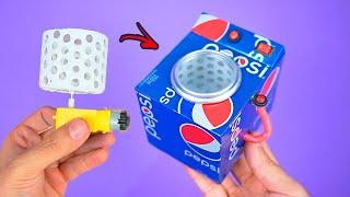 Amazing Mini Washing Machine recycling with Soda Cans