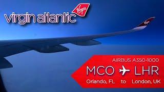 AMAZING Virgin Atlantic A35K 'Leisure Configuration' Economy Review | Orlando (MCO) - London (LHR)