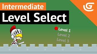 Level Select Menu - Intermediate Tutorial - GDevelop