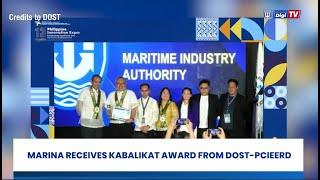 MARINA receives Kabalikat Award from DOST-PCIEERD | MARINA DigiTV