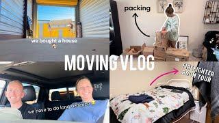 moving vlog: we bought a house, long distance relationship & Firefighter ROOM TOUR