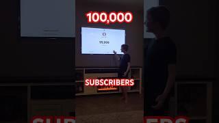 100k Subscribers Reaction!!! WE DID IT!!!  THANK YOU ALL!!!  