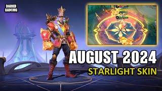 August 2024 Starlight Skin Skill Effects | Mobile Legends