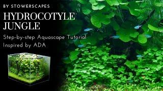 Hydrocotyle Jungle | Step-by-Step Hi-Tech Aquascape Tutorial | Inspired By ADA