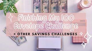 Finishing My 100 Envelope Challenge | Savings Challenge Stuffing