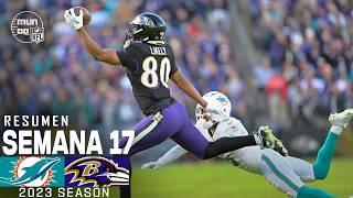 Miami Dolphins vs. Baltimore Ravens | Semana 17 NFL 2023 | NFL Highlights Resumen en español