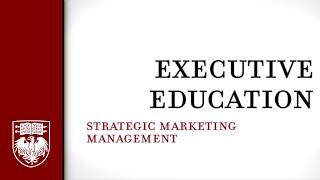 Strategic Marketing Management