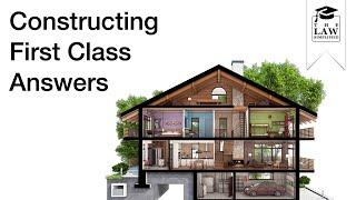 How To CONSTRUCT A First Class Answer