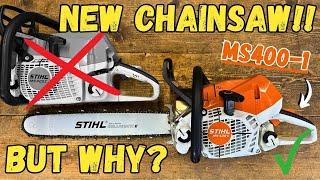 The Brand New STIHL MS400.1! WHAT Is Different About This CHAINSAW?