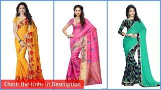 Best Design Printed Casual Wear Sarees for Girls | PhoeniX GuyzZ Fashions