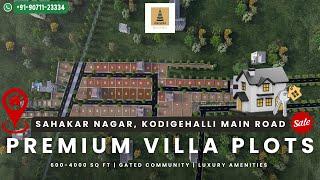 Premium Residential Plots for sale in a Gated Community, Kemmapura Hebbal North Bangalore 9036081470