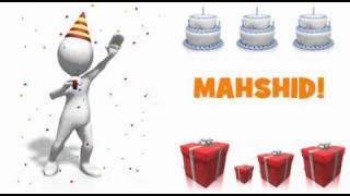 HAPPY BIRTHDAY MAHSHID!