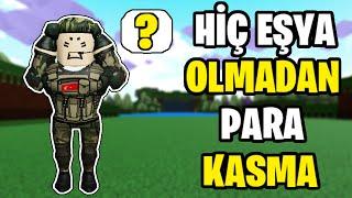 HİÇ EŞYA OLMADAN PARA KASMA TAKTİĞİ! | Roblox Gemi Yapma Oyunu | Build A Boat