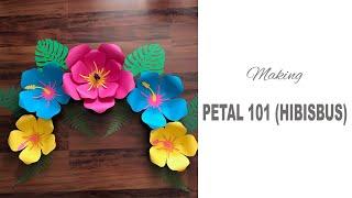 Petal 101 Hibiscus Paper Flower Templates