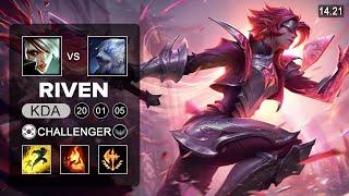 Riven vs Volibear Top - EUW Challenger - Patch 14.21 Season 14