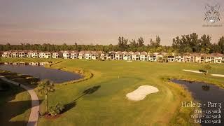 Hole 2 at Bonita Fairways Golf Club in Bonita Springs, Florida