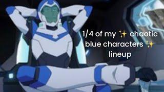 lance mcclain being 1/4 of my chaotic blue characters lineup