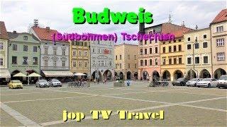 Rundgang durch die Stadt Budweis (Südböhmen) Tschechien jop TV Travel