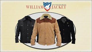 "Yellowstone" "Rip Wheeler" Outfits || Suede Leather Collections || At Willliam Jacket.