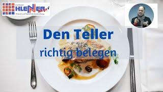 Wie einen Teller richtig anrichten? #Knigge Teller richtig belegen