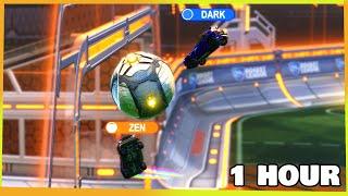 Dark(?) Rocket League Gameplay 1 HOUR (SSL 2V2)