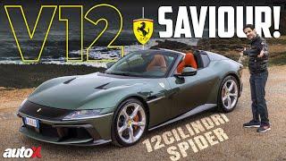 New Ferrari 12Cilindri Spider Review | The FINAL V12 | The 819bhp Grand Tourer Driven | 2025 | autoX