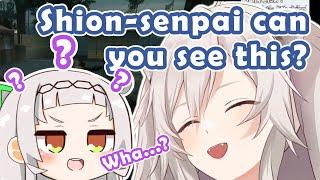 Shion-senpai, Can You See This?【Hololive | Shishiro Botan x Murasaki Shion】