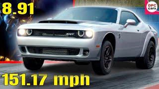 2023 Dodge Challenger SRT Demon 170 Exhaust Sound and Launch