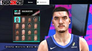 Best Zach Edey Face Creation NBA 2K25