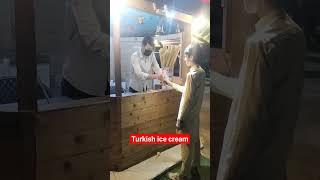 Dondurma Turkish ice cream.#infojet #turkishicecream #ayubpark