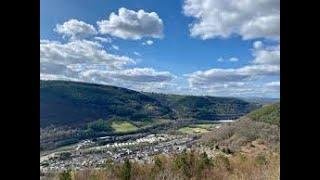 Panoramic View from the Top of Cwmcarn Forest | 60FPS 4K + Timelapse