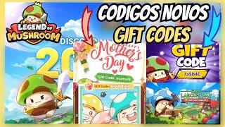 LEGEND OF MUSHROOM | 5 NOVOS CÓDIGOS (GIFTCODES, REDEEM) RPG IDLE - JOGO GRÁTIS