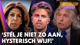 Johan over eis van Rachel Hazes: 'Stel je niet zo aan, hysterisch wijf!' | VANDAAG INSIDE