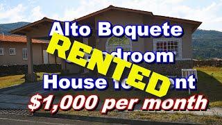 House with 3 Bedrooms and 2 bath in Boquete for $1,000 a month