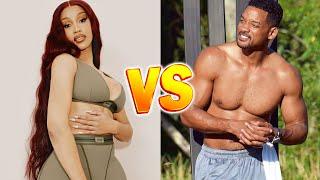 Will Smith VS Cardi B Transformation 2024  Who Is Better?