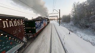 Поезд Деда Мороза FPV