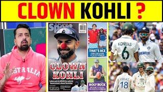 CLOWN VIRAT KOHLI ? AUSTRALIAN MEDIA NE KIYA KOHLI KO TARGET #indvsaus  #viratkohli