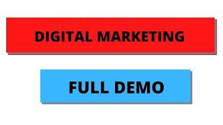 Digital Marketing Training Complete Demo