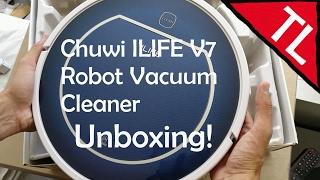 Chuwi ILIFE V7 a Cheap Robot Vacuum Cleaner: Unboxing!