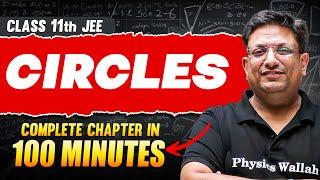 CIRCLES in 100 Minutes | Full Chapter Revision | Class 11th JEE